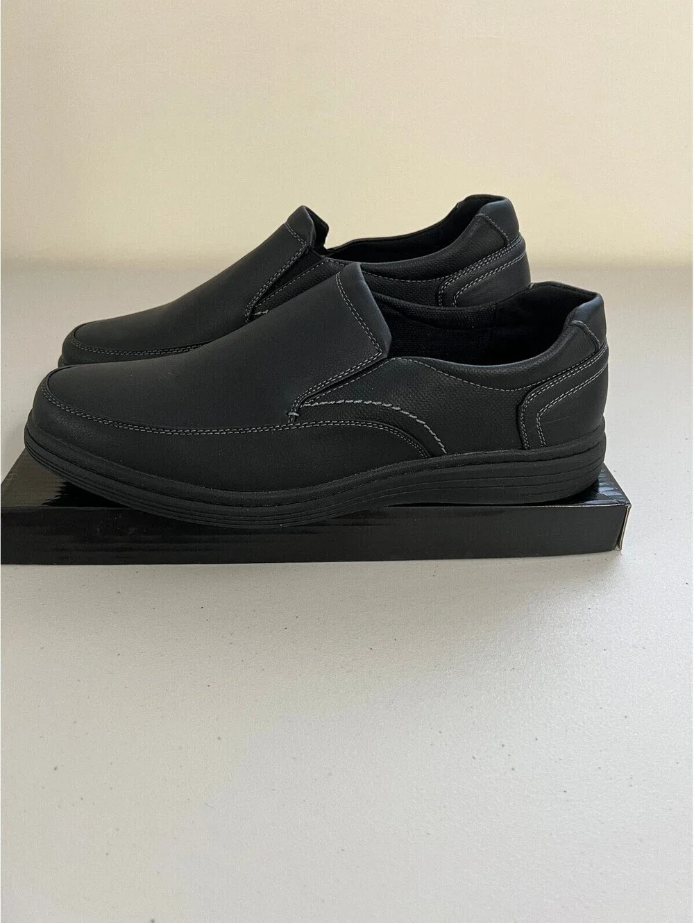 Aston Marc Men's Galt Casual Slip-on Shoe - Black